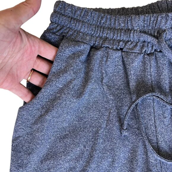Comfy Blue Sweatpants Women's Medium Loungewear Yoga Pants Pockets Stretch Cozy - Picture 4 of 14